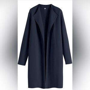 NWT- Caracilia Womens Long Knit Cardigan Sweater Oversized Open Front LongSleeve